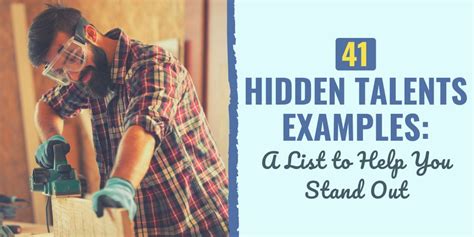 41 Hidden Talents Examples: A List to Help You Stand Out.